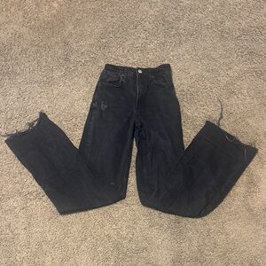 Zara Black Straight Leg Jeans